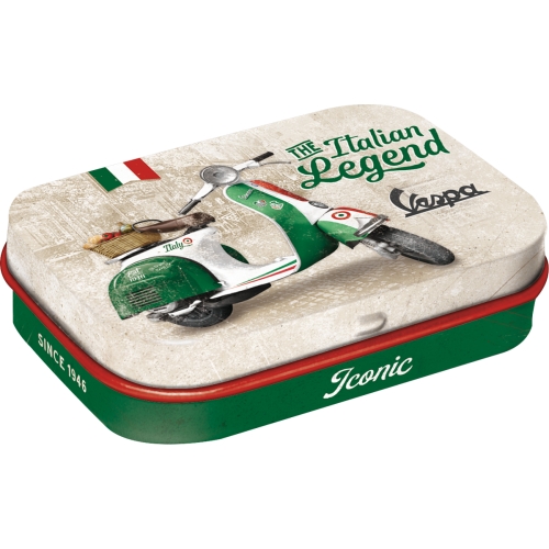 Nostalgic-Art, Metalen Retro Bord, Vespa – Italian Legend – Geschenkidee voor scooterliefhebbers, van metaal, Vintage ontwerp, 30 x 40 cm Nostalgic-Art, Metalen Retro Bord, Vespa – Italian Legend – Geschenkidee voor scooterliefhebbers, van metaal, Vintage ontwerp, 30 x 40 cm